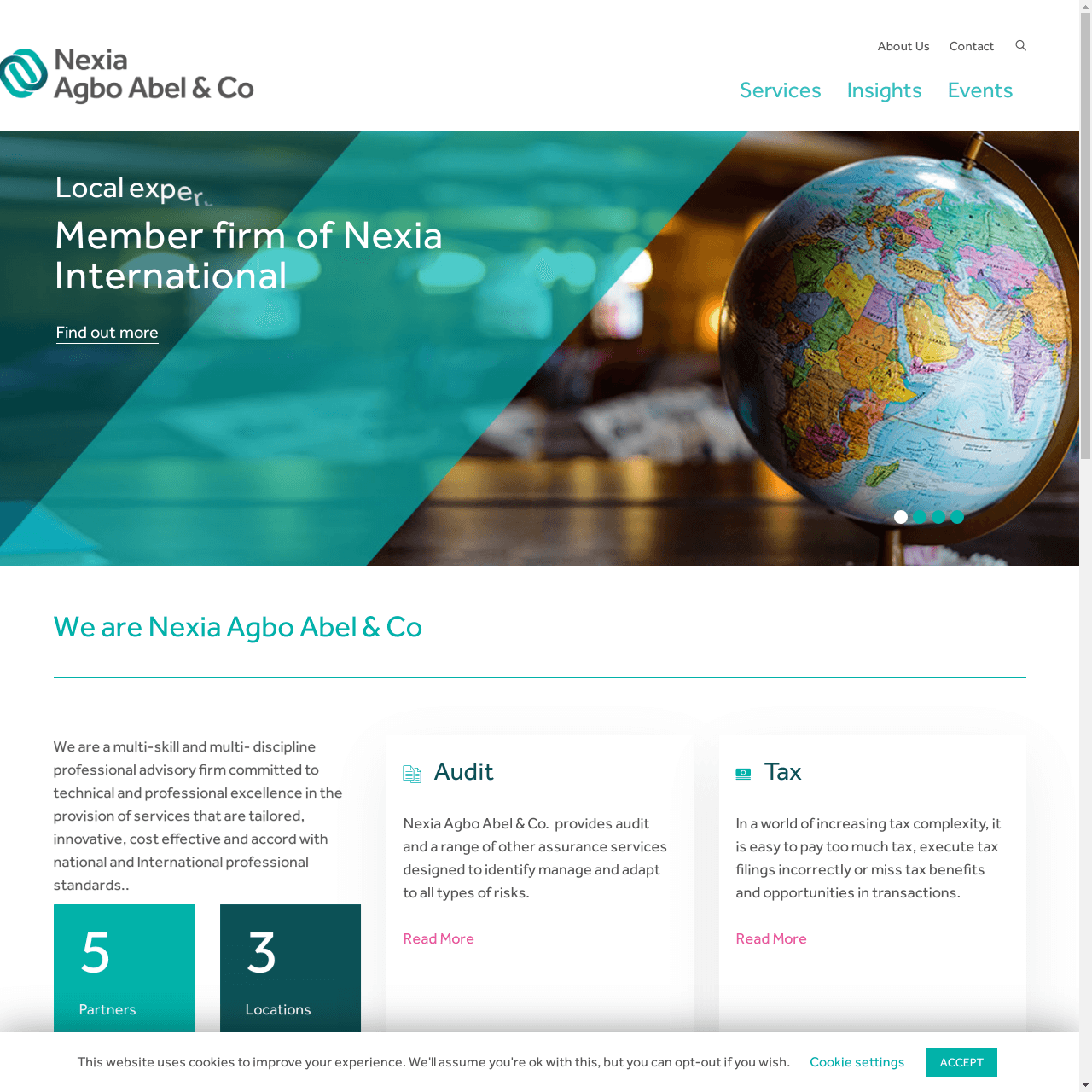 Nexia Nigeria Website
